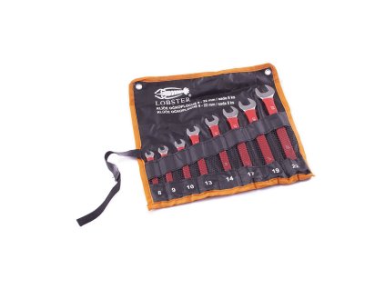 Klíče očkoploché 8-22mm/8ks, PVC