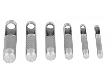 Sada děrovačů, 6 ks, č. 5, 6, 8, 10, 11, 12,5mm