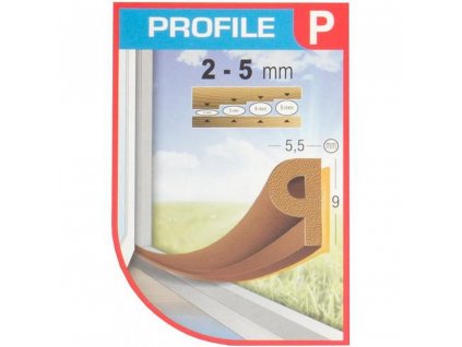 Těsnění P 9x5.5mm-100m bílé(2x50m)