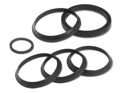 Těsnění u sifonu umyvadlového s přípojkou DN 40