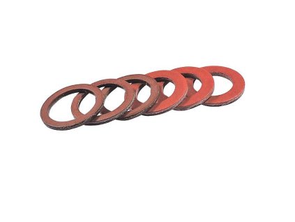 Těsnění převlečných matic 3/4", 24x15x2mm fíbr-6ks