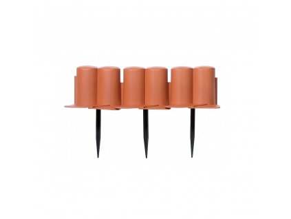 Palisáda zahradní terakota 302cm