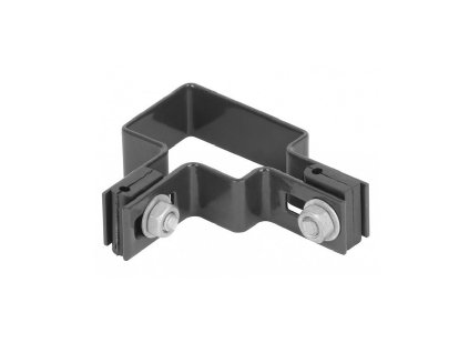 Objímka rohová antracit EUROSTANDARD 60x40mm, Zn+PVC