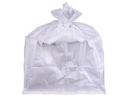 Vak BigBag 68x35x46cm, PP, 2 uši, bílý, rovné dno, max. 100kg