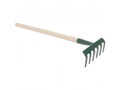 Hrabičky s násadou, 100cm, 6zubů