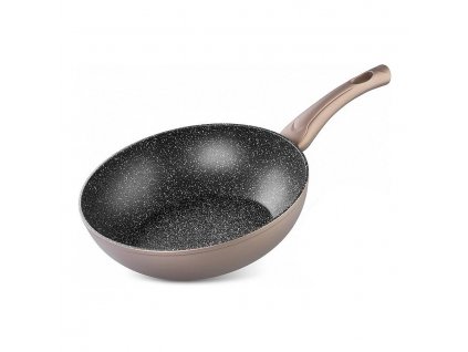 Pánev Wok MagicHome Coffee Brown Line, 28cm