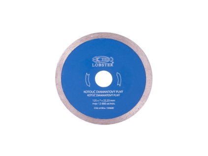 Diamantový kotouč plný 180mm