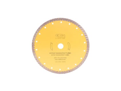Diamantový kotouč TURBO 230mm