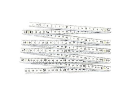 Metr skládací plastový, 2m