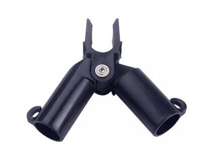 Spojka, konektor A, plast, na opěrné tyče, 20mm, bal. 4ks