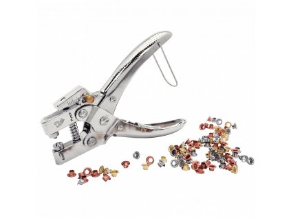 Kleště nýtovací Rapid RP05 +100ks oček