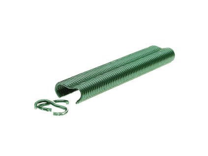 Spony pro vázací kleště Rapid VR16, zelený plast, 3190ks