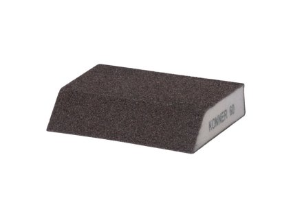 Brusná houba KONNER zkosená 125x90x65x25mm, G60