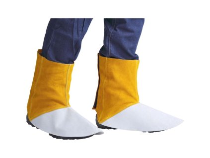 Kožené návleky na obuv, svářečské Industrial, 15cm, pár 2ks