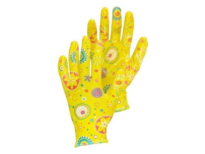 Rukavice zahradní Lily, nitrilové, v. 7"