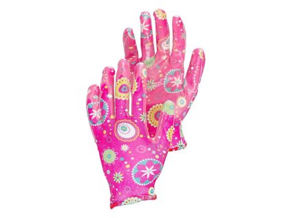 Rukavice zahradní Kalmia, nitrilové, v. M