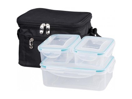 Dóza hranatá MagicHome, s termo taškou, sada 3 ks, 1500/2x 500ml