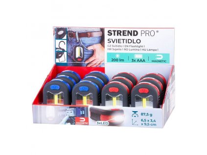 Svítidlo Worklight, přívěsek, LED 200 lm, magnet, s klipsou, 3xAAA