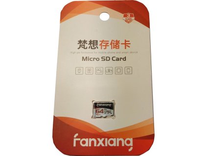 Paměťová karta Fanxiang micro SD 64GB Class 10