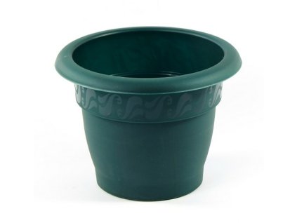 Květináč MUŠKÁT ¤14cm tmavě zelená