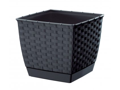 Květináč RATOLLA SQUARE 14,5cm antracit