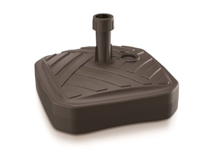 Stojan na slunečník hranatý 39cm  UMBRELLA hnědý