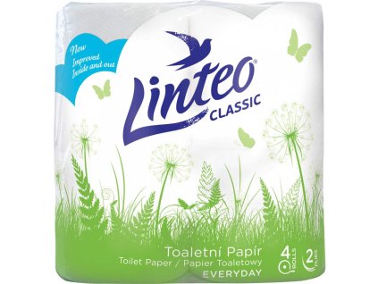 Toaletní papír 2vrstvý 4 role LINTEO