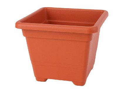 Květináč QUADRATO 18x18cm teracota