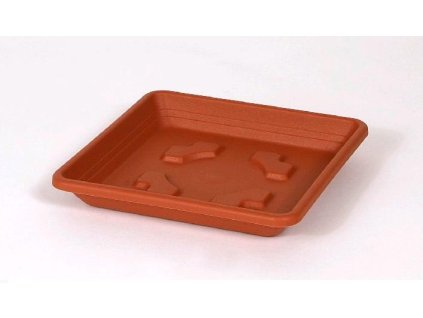 Miska pod květináč Quadrato 25x25cm TERRA