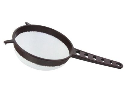 Cedník plast ¤14cm s ručkou  CZ, mix barev