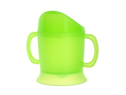 Hrnek kojenecký plast 230ml  CZ, mix barev