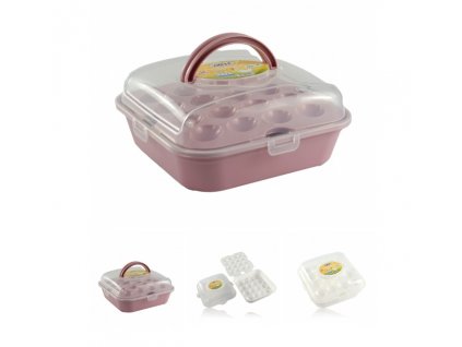 Obal na vajíčka 32ks  BOX, mix barev