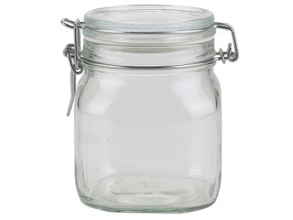 Dóza sklenice patentní 0,75L čtvercová  FIDO