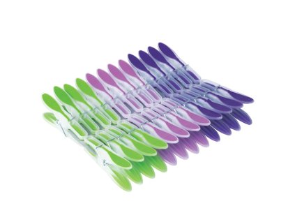 Kolíčky na prádlo 24ks plast měkčené  YORK SPRING PRESTIGE