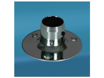 Růžice skříňová celá chrom ¤25mm