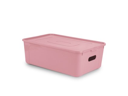 Box úložný MULTIBOX KOLOR průhmaty 39x26x13cm 11L, mix barev