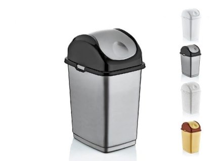 Koš odpadkový výklopný 10L  SLIM, mix barev