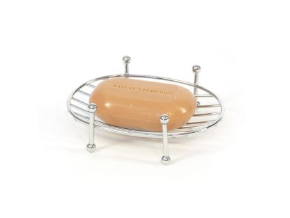 Mýdlenka drát chrom 13x10x4cm  AWD0062