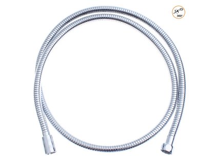 Sprchová hadice nerez 150-200cm dvouzámek, 360° AWD1124