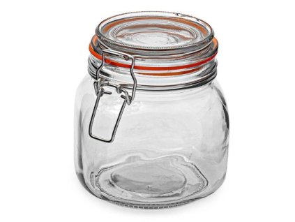 Dóza sklenice patentní 0,75L čtvercová  KONSERV