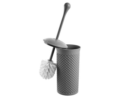 WC sada plast  DROP šedá