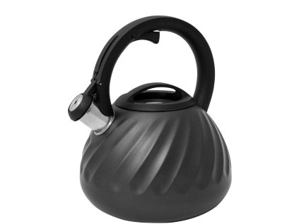 Konvice čajník nerez/lak 2,7L  SHELL černá, indukce