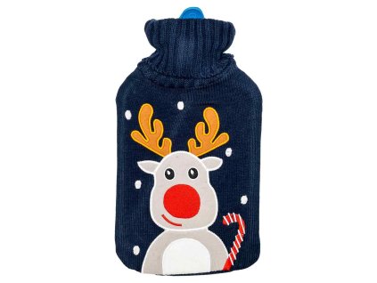 Termofor gumový ve svetříku 2L  SOB RUDOLF