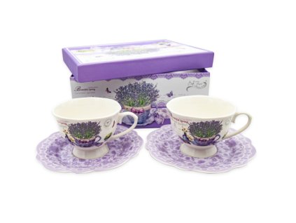 Šapo 220ml porcelán sada 2ks  LEVANDULE