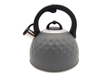 Konvice čajník nerez/lak 2,5L  DIAMANT šedá, indukce