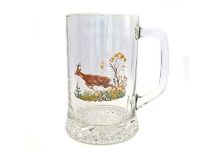 Sklenice pivní 500ml  PUB dekor lov