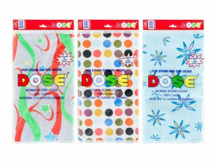 Potah žehlícího prkna 130x46cm bavlna  DOSE