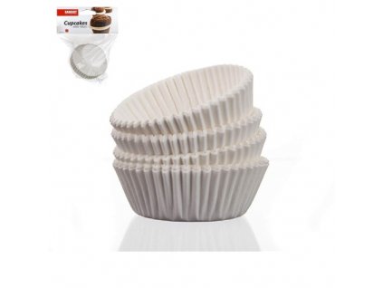 Košíčky papírové cukrářské bílé ¤6cm 100ks