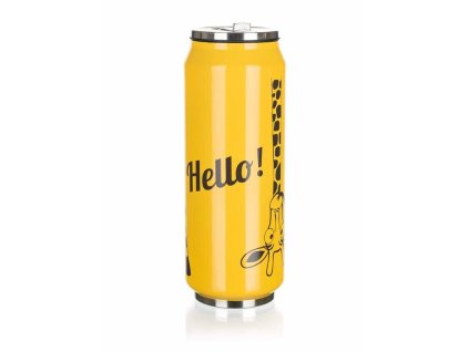 Termoska nerez 0,43L plechovka  BE COOL GIRAFFE