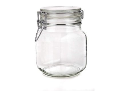 Dóza sklenice patentní 1L čtvercová  SUPER VALUE